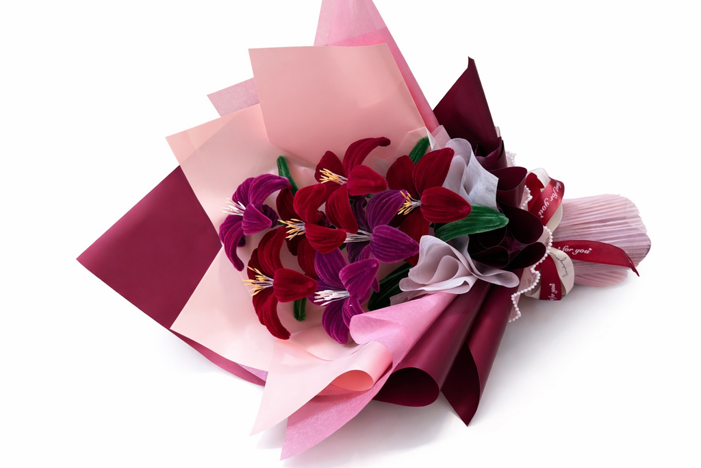 DIY Craft Kit: Ruby Romance Bouquet